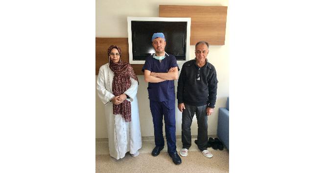 Libyalı kadın hasta İzmir’de şifa buldu