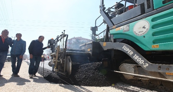 Bolu Belediyesi asfalt çalışmalarına başladı