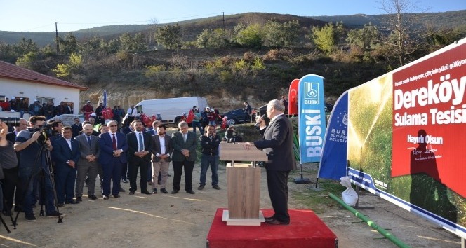 Dereköy sulama tesisi tarıma güç katacak