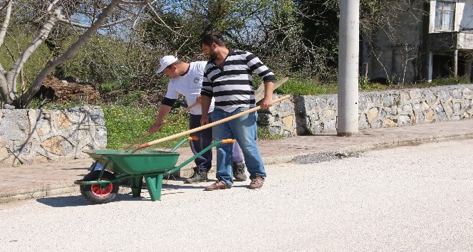 Belediye ekipleri Ayazlı mahallesi sokaklarını köşe bucak temizleniyor