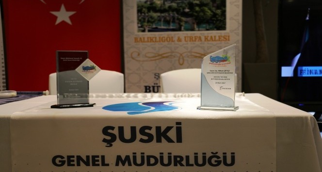 Şanlıurfa Büyükşehir Belediyesi ve ŞUSKİ’ye 2 ödül