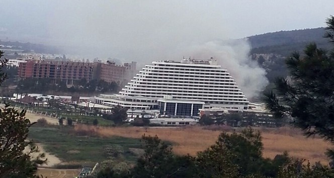 5 yıldızlı otelde yangın