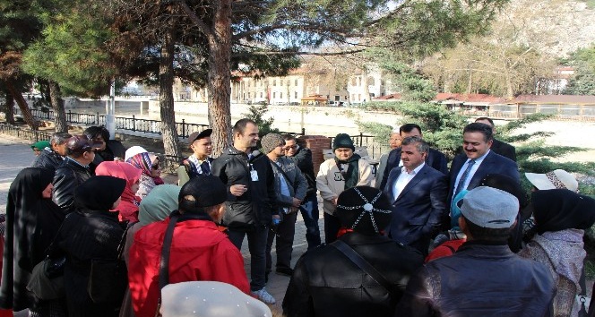 Siyasetçiler turistlere Amasya’yı anlattı