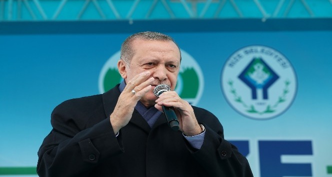 Cumhurbaşkanı Erdoğan memleketi Rize’de (2)