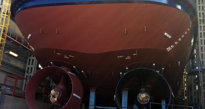 Tuzla’da üretilen gemiler rotasını dünyaya çevirdi