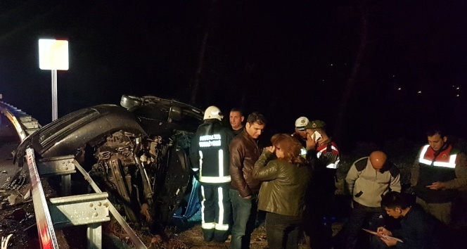 Antalya’da feci kaza: 1 ölü, 1’i ağır 2 yaralı