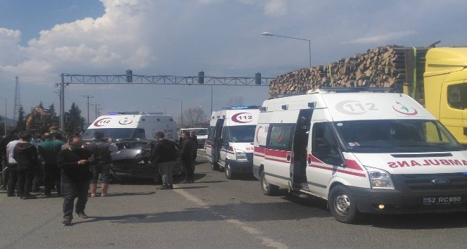 Fatsa’da trafik kazası: 3 yaralı