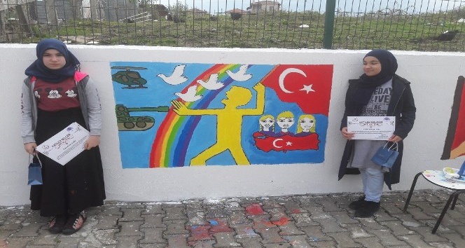 Sinop’ta &quot;15 Temmuz Kahramanları ve Şehitleri” konulu resim yarışması