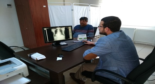 Gerger Devlet Hastanesine dijital röntgen cihazı alındı
