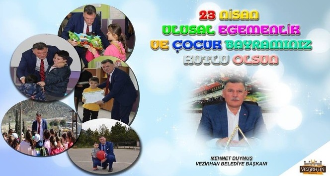 Başkan Duymuş’un 23 Nisan Ulusal Egemenlik ve Çocuk Bayramı mesajı