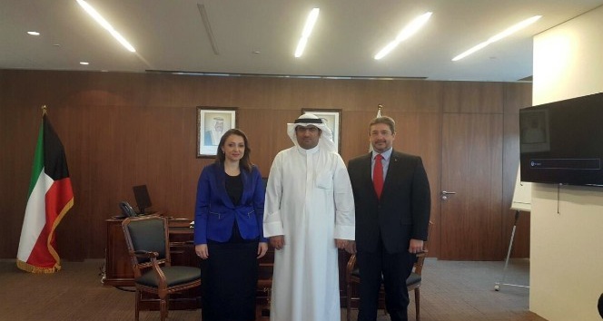 Nezaket Atasoy, Kuveyt Sanayi ve Ticaret Bakanı ile görüştü