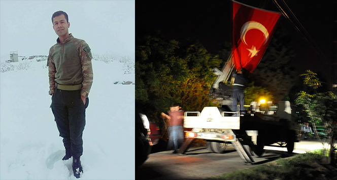 Hatay’lı Şehit Uzman Çavuş Mehmet Özal’ın baba evi yasa büründü