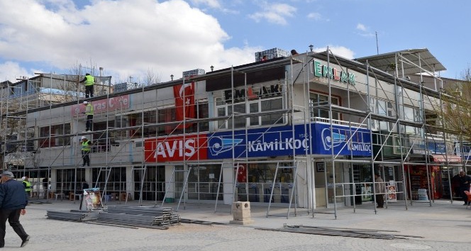 Kırşehir’de binalara dış cephe iyileştirme projesine başlanıldı