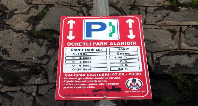 Bitlis’te parkomat sistemine geçildi