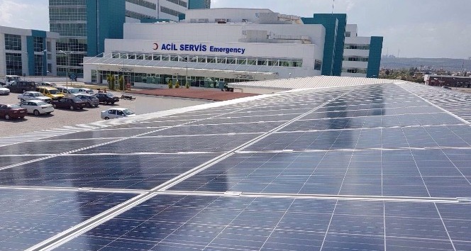 Kepez Devlet Hastanesinin elektriği güneşten üretiliyor