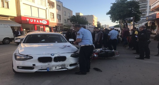Kozan’da trafik kazası: 2 yaralı
