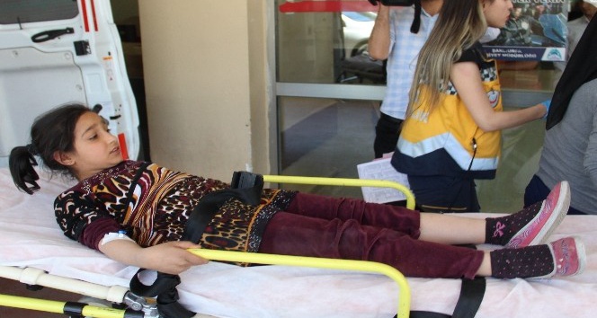 Motosikletin çarptığı Suriyeli yaralandı