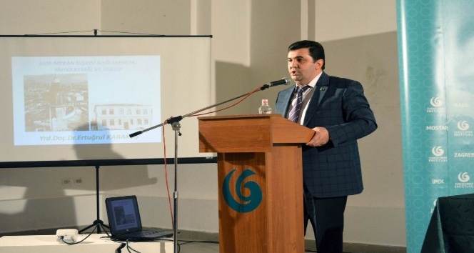 Kırklareli Üniversitesi Öğretim Üyesi Karakuş, Makedonya’da &quot;Yahya Kemal Beyatlı&quot; konulu konferans verdi