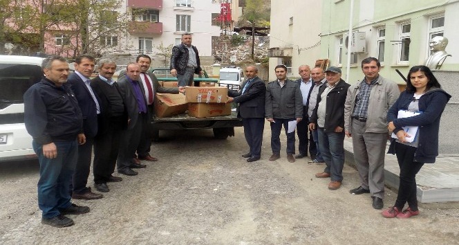 Gümüşhane’de çiftçilere 50 bin çilek fidesi dağıtıldı