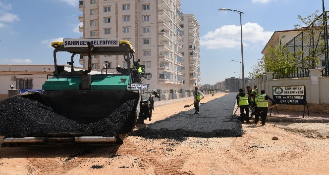 Şahinbey belediyesi asfalt çalışmalarına başladı