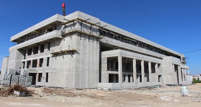 Başsavcısı Yavuz Kırklareli Yeni Adliye Sarayı inşaatında incelemelerde bulundu