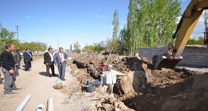 Iğdır Belediyesi kanalizasyon çalışmaları