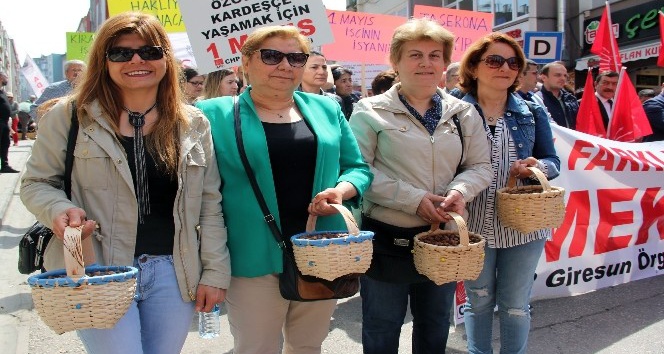 Giresun’da 1 Mayıs kutlaması