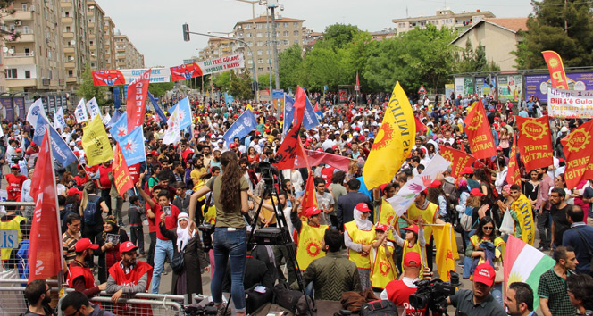 Diyarbakır, Batman ve Mardin’de 1 Mayıs kutlamaları