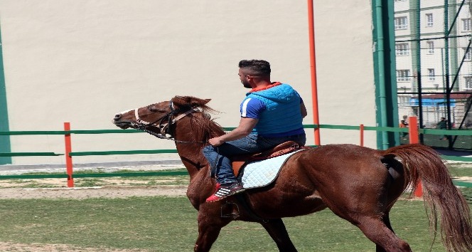 Turgut Özal Tabiat Parkı’nda at keyfi