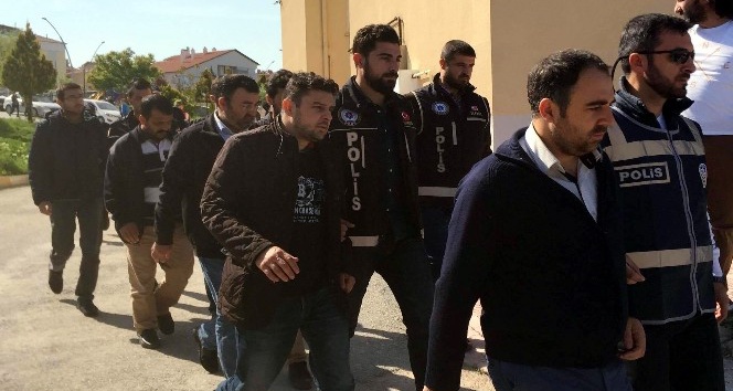 Karaman’da FETÖ’nün emniyet imamı 9 kişi adliyeye sevk edildi