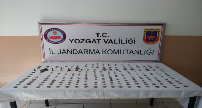 Yozgat’ta tarihi eser operasyonunda 257 eser ele geçirildi