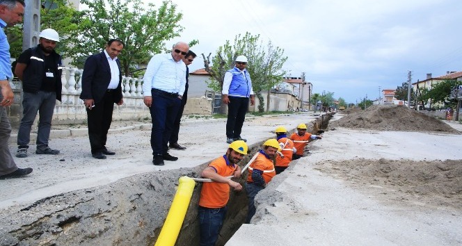 Karaman’da üç mahalle daha doğal gaza kavuşuyor