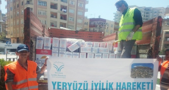 Mardin’deki Suriyelilere Ramazan yardımı