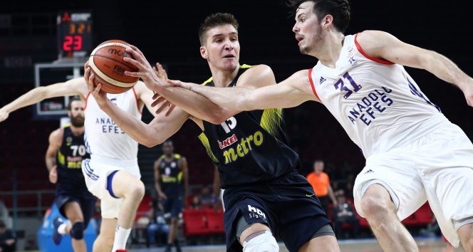 Fener'den Efes'e tarihi fark| Spor Toto Basketbol Süper Ligi: Anadolu Efes: 57 - Fenerbahçe: 96