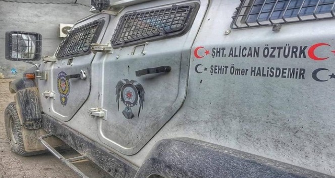 Şehit Polis Memuru Alican Öztürk’ün ismi zırhlı araçlarda yaşatılıyor
