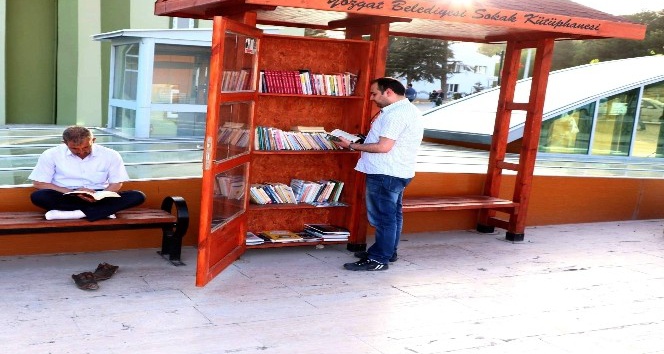 Yozgat’taki Sokak Kütüphanesi’ne yoğun ilgi