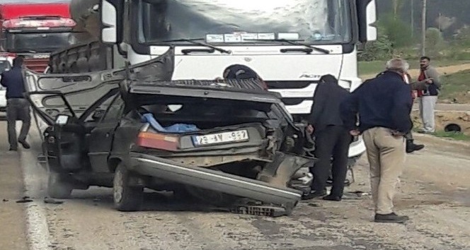 Gümüşhane’de trafik kazası: 1 ölü, 1 yaralı