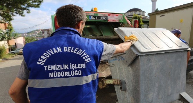 Serdivan’da çöpler her gün toplanacak
