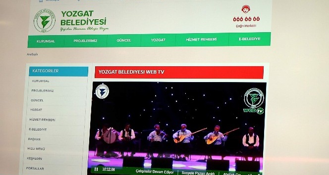 Yozgat Belediyesi Web Tv hayata geçti