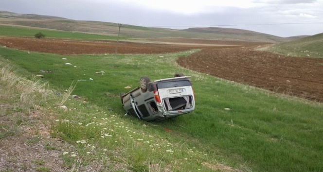 Sivas’ta trafik kazası: 1 yaralı