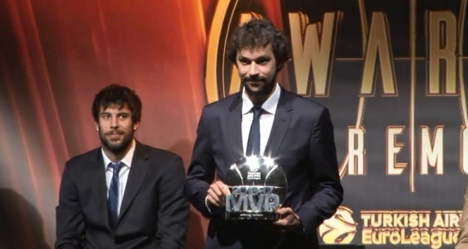 Sergio Llull MVP seçildi| THY Euroleague’de sezonun en iyileri ödüllerini aldı