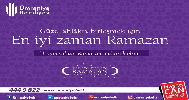 Ümraniye, on bir ayın sultanı Ramazan’a hazır