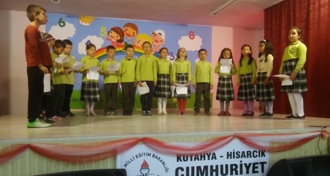 Hisarcık Cumhuriyet İlkokulunda yıl sonu şenliği