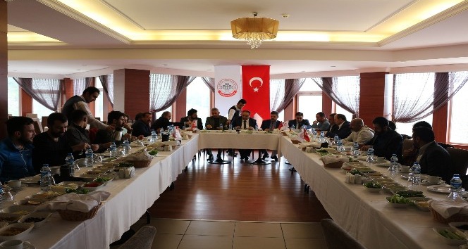 BİRKONFED Erzurum yönetimi basın mensupları ile buluştu