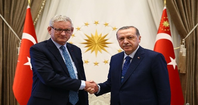 Cumhurbaşkanı Erdoğan, Carl Bildt’i kabul etti