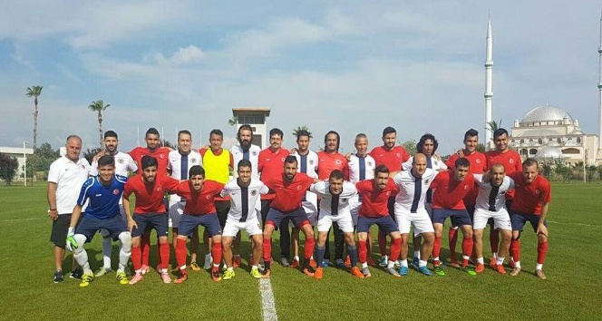 İşitme Engelli Futbol Milli Takımı, Olimpiyatlara Manavgat’ta hazırlanıyor