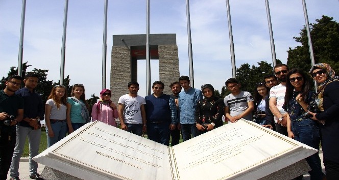 ERÜ’lü Yabancı Öğrenciler Çanakkale’ye Hayran Kaldı