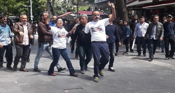 Başkent’te Gülmen ve Özakça eylemine polis müdahalesi: 3 gözaltı