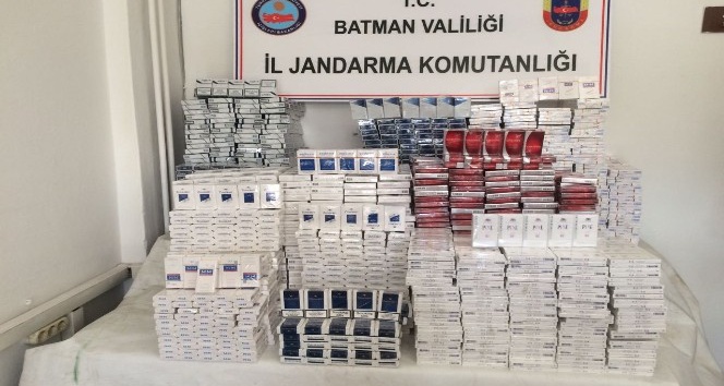 Batman’da 6 bin 258 paket kaçak sigara ele geçirildi