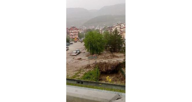 Bolu’de şiddetli yağış